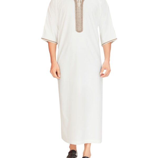 Gandoura Adulte - Blanc cassé