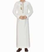 Omani Mat Brodé Adulte - Blanc Cassé – Image 2