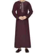 Omani Mat Brodé Enfant - Bordeaux – Image 2