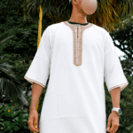 Gandoura Adulte - Blanc cassé