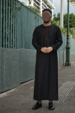 Omani Mat Brodé Adulte - Noir